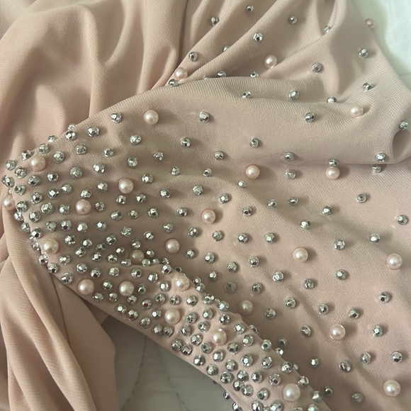 Blush Betsy & Adam cape sparkle dress 6 - Picture 8 of 11